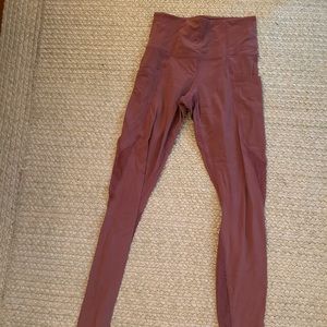 Pink athleta leggings